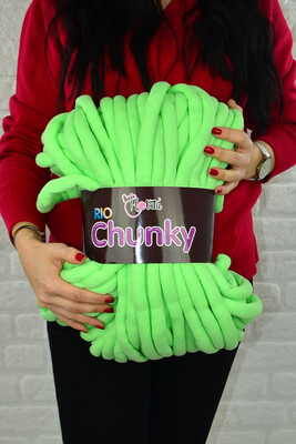 HOBİTU RİO CHUNKY KNİTTİNG YARN 5205 LIGHT GREEN - Thumbnail