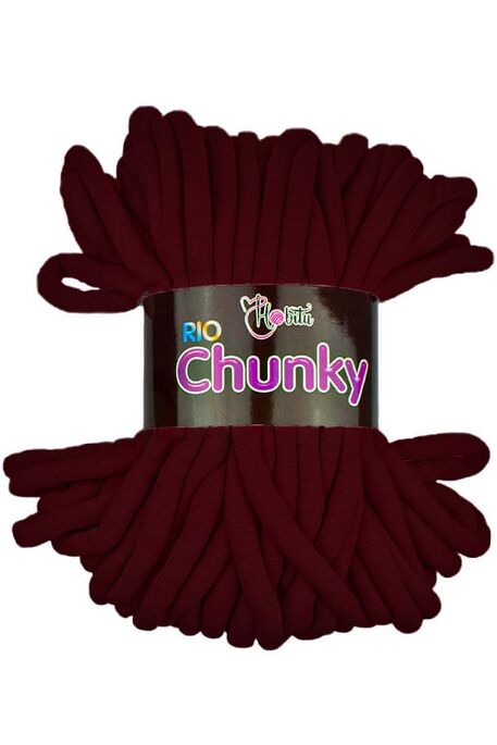 Hobitu Yarn - HOBİTU RİO CHUNKY KNİTTİNG YARN 5420 CLARET RED