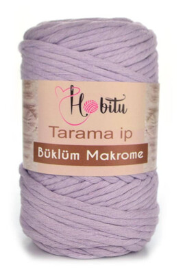 Hobitu Yarn - HOBITU BUKLUM TARAMA COTTON MACROME CARD YARN 165 Lilac