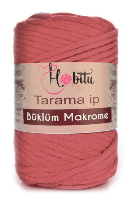 Hobitu Yarn - HOBITU BUKLUM TARAMA COTTON MACROME CARD YARN 166 Pomegranete Flower