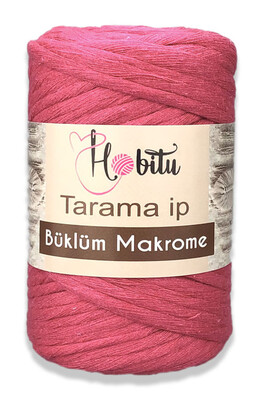 Hobitu Yarn - HOBITU BUKLUM TARAMA COTTON MACROME CARD YARN 171 Fuchsia