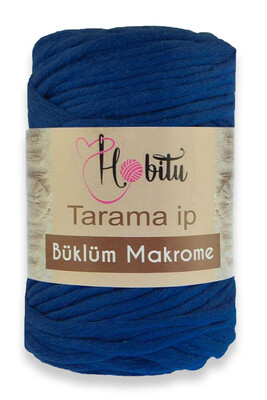 Hobitu Yarn - HOBITU BUKLUM TARAMA COTTON MACROME CARD YARN 172 SAX BLUE