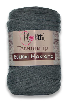 Hobitu Yarn - HOBITU BUKLUM TARAMA COTTON MACROME CARD YARN 174 Grey