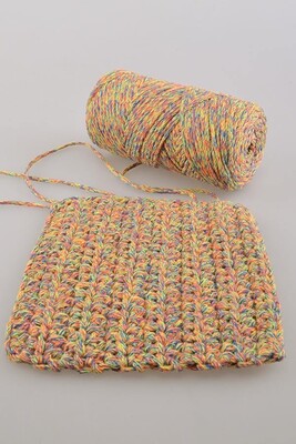 HOBİTU COTTON MACRAME MULTI COLOR 05 - Thumbnail