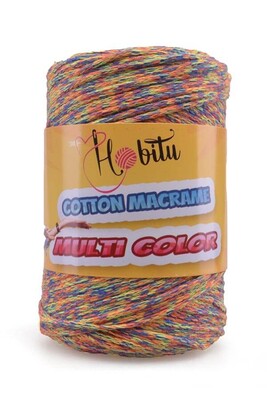 Hobitu Yarn - HOBİTU COTTON MACRAME MULTI COLOR 05