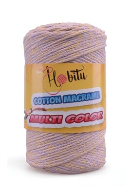 Hobitu Yarn - HOBİTU COTTON MACRAME MULTI COLOR 11