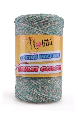 Hobitu Yarn - HOBİTU COTTON MACRAME MULTI COLOR 12