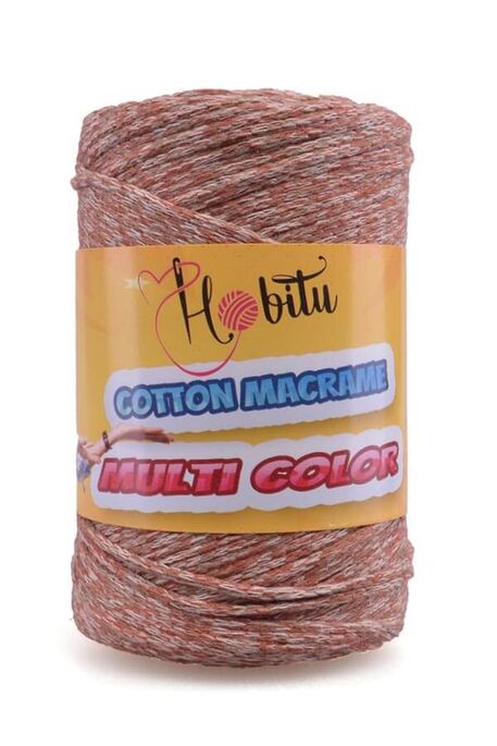 Hobitu Yarn - HOBİTU COTTON MACRAME MULTI COLOR 15