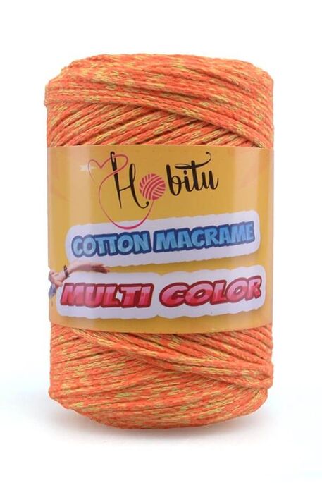 Hobitu Yarn - HOBİTU COTTON MACRAME MULTI COLOR 17