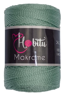 Hobitu Yarn - HOBİTU MAKROME 168 ALMOND GREEN