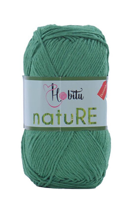 Hobitu Yarn - HOBİTU NATURE 306 Light EMERALD