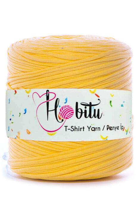 Hobitu Yarn - HOBİTU PENYE İP T-SHİRT YARN 184 Yellow