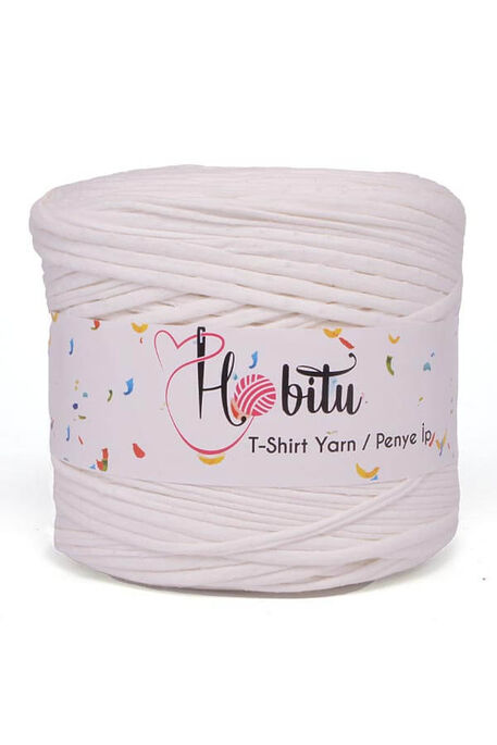 Hobitu Yarn - HOBİTU PENYE İP T-SHİRT YARN 300 Ecru