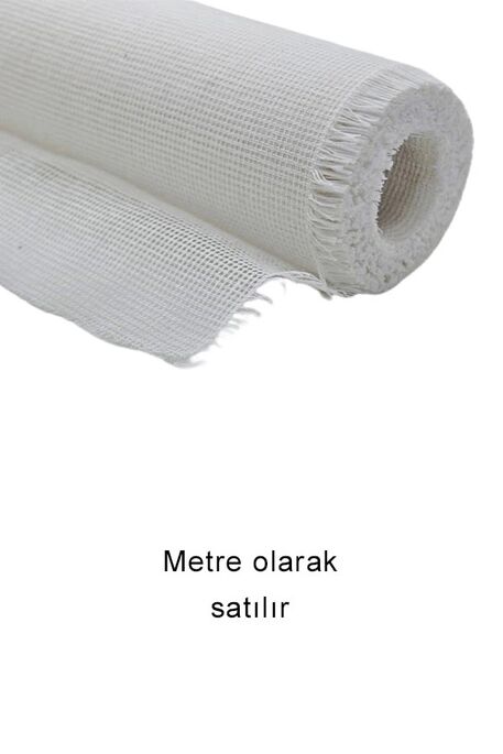  - KANAVİÇE KUMAŞ 1 MT Beyaz