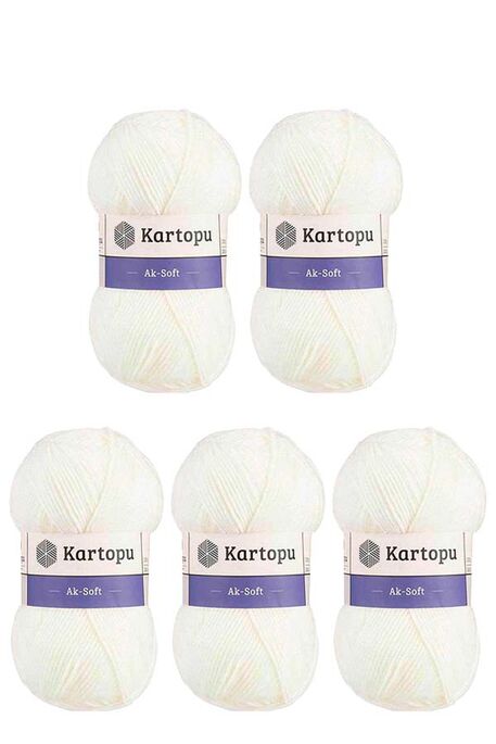 KARTOPU - KARTOPU AK-SOFT 5 Lİ PAKET K010 Beyaz