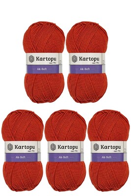 Kartopu Yarn - KARTOPU AK-SOFT 5 Lİ PAKET K1210