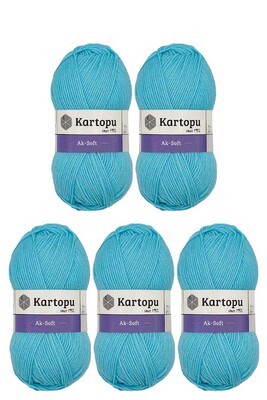 Kartopu Yarn - KARTOPU AK-SOFT 5 Lİ PAKET K502