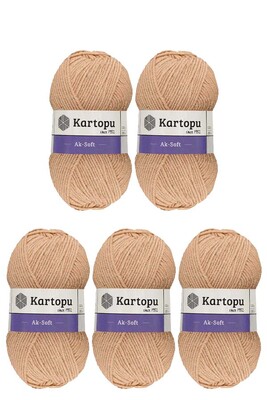 Kartopu Yarn - KARTOPU AK-SOFT 5 Lİ PAKET K847