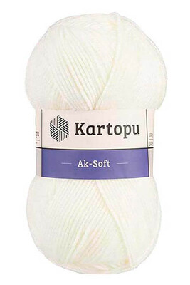 KARTOPU - KARTOPU AK-SOFT K010 Beyaz