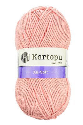 Kartopu Yarn - KARTOPU AK-SOFT KNİTTİNG YARN K258 POWDER