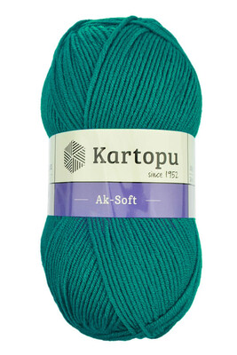 Kartopu Yarn - KARTOPU AK-SOFT KNİTTİNG YARN K482 OCEAN