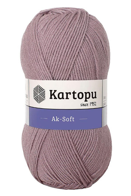 Kartopu Yarn - KARTOPU AK-SOFT KNİTTİNG YARN K713 GRAPE JUICE