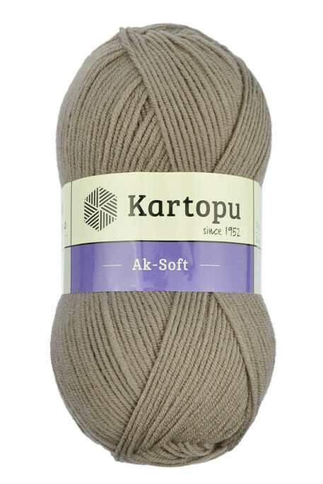 Kartopu Yarn - KARTOPU AK-SOFT KNİTTİNG YARN K880 BEIGE