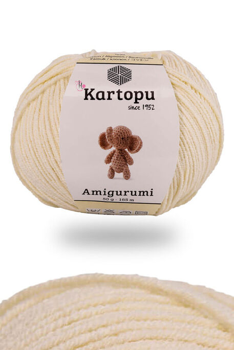 Kartopu Yarn - KARTOPU AMİGURUMİ K037 Vanilya