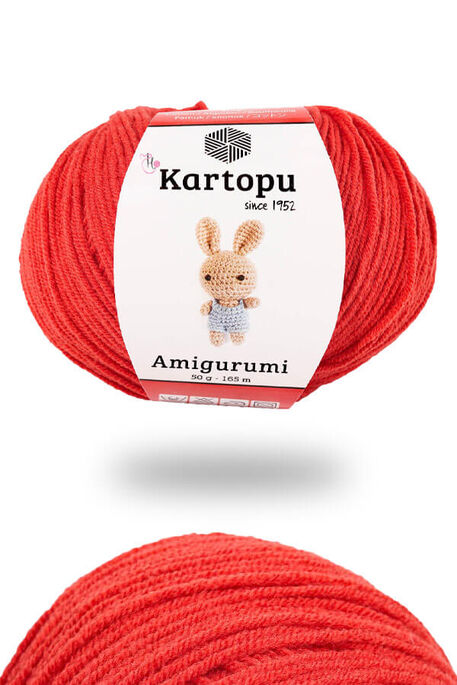 Kartopu Yarn - KARTOPU AMİGURUMİ K1170 Kırmızı