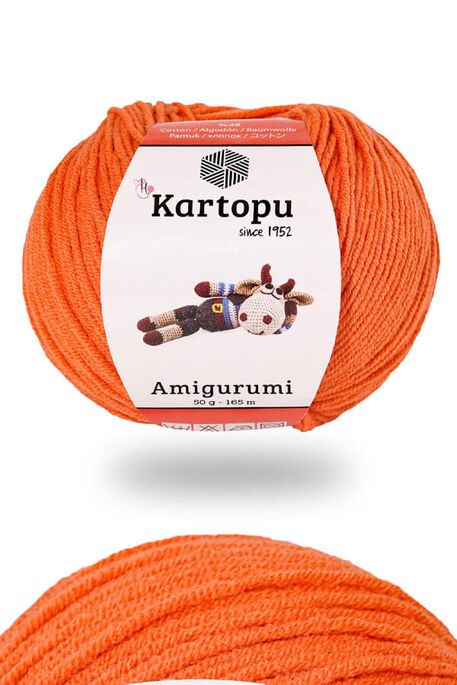 Kartopu Yarn - KARTOPU AMİGURUMİ K201 Turuncu