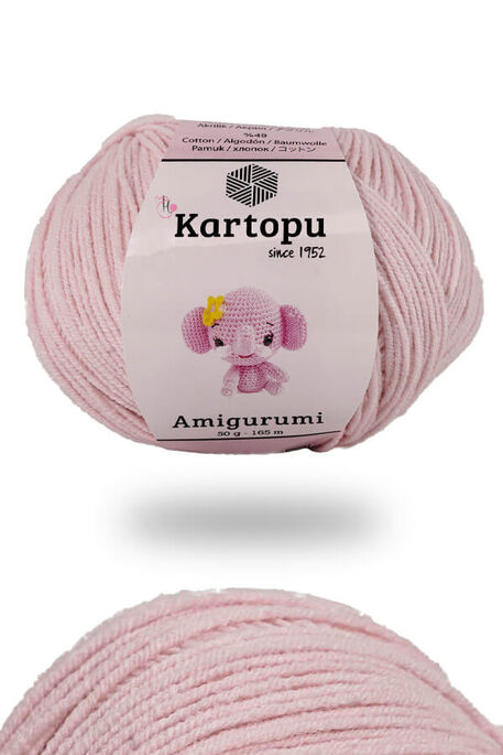 Kartopu Yarn - KARTOPU AMİGURUMİ K699 Pudra Pembe