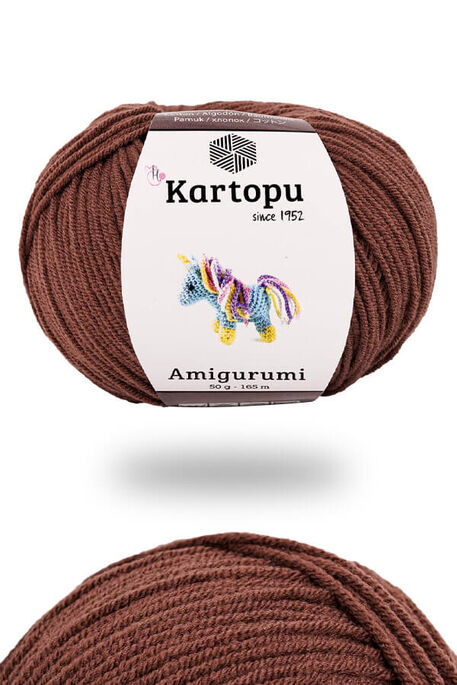 Kartopu Yarn - KARTOPU AMİGURUMİ K839 Kahve