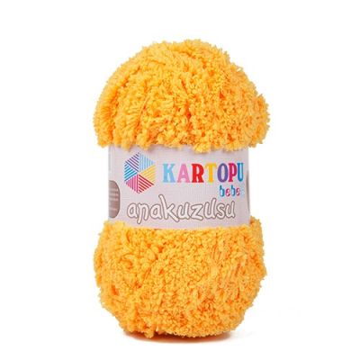 Kartopu Yarn - KARTOPU ANAKUZUSU KNİTTİNG YARN K320 Yellow