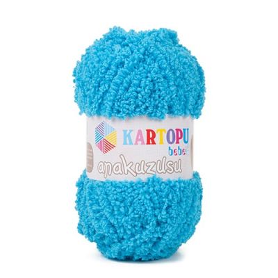 Kartopu Yarn - KARTOPU ANAKUZUSU KNİTTİNG YARN K515 Blue