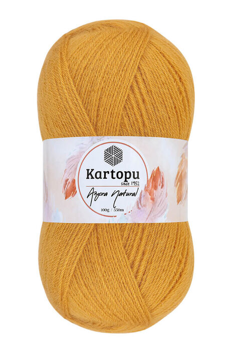 Kartopu Yarn - KARTOPU ANGORA NATUREL K310 Hardal