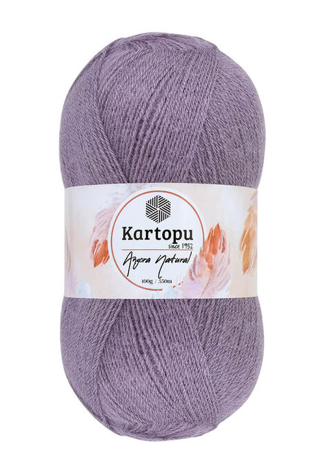 Kartopu Yarn - KARTOPU ANGORA NATUREL K746 Dağ Pembesi