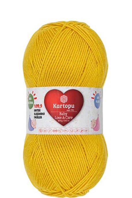 Kartopu Yarn - KARTOPU BABY LOVE&CARE YARN K1321 SAFFON