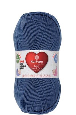 Kartopu Yarn - KARTOPU BABY LOVE&CARE YARN K1533 DENİM