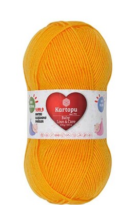 Kartopu Yarn - KARTOPU BABY LOVE&CARE YARN K154 DARK YELLOW