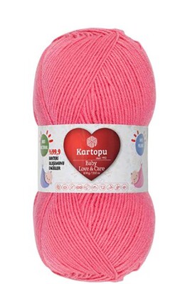 Kartopu Yarn - KARTOPU BABY LOVE&CARE YARN K244 ROSE PİNK