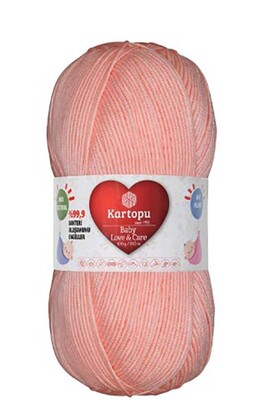 Kartopu Yarn - KARTOPU BABY LOVE&CARE YARN K253 LIGHT ORANGE