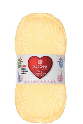 Kartopu Yarn - KARTOPU BABY LOVE&CARE YARN K356 LIGHT YELLOW