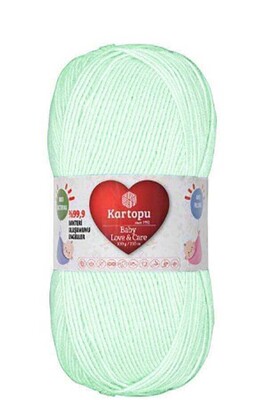 Kartopu Yarn - KARTOPU BABY LOVE&CARE YARN K489 WATER GREEN