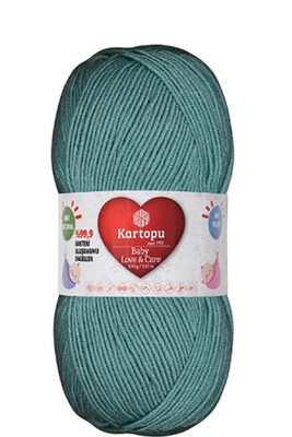 Kartopu Yarn - KARTOPU BABY LOVE&CARE YARN K493 AZURE