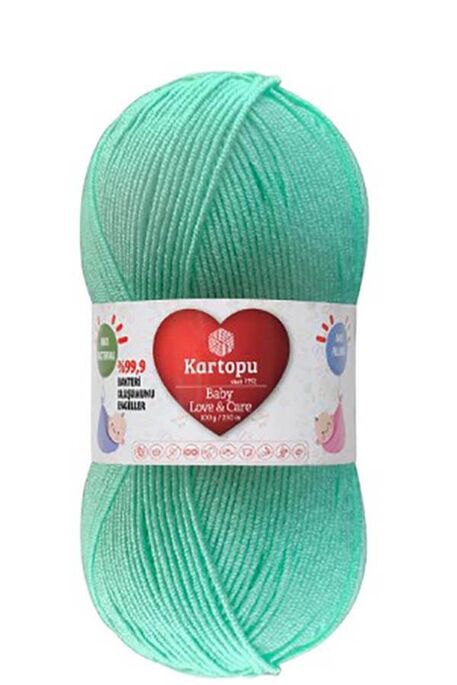 Kartopu Yarn - KARTOPU BABY LOVE&CARE YARN K507 BABY GREEN