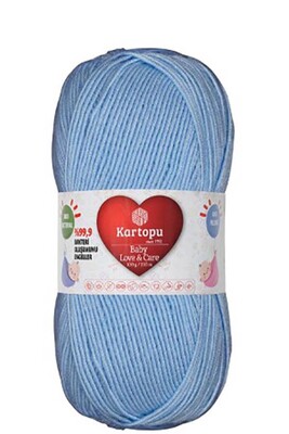 Kartopu Yarn - KARTOPU BABY LOVE&CARE YARN K544 BABY BLUE