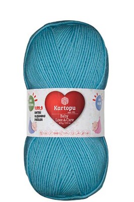 Kartopu Yarn - KARTOPU BABY LOVE&CARE YARN K576 TURQUOISE