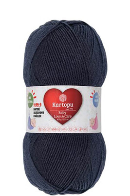 Kartopu Yarn - KARTOPU BABY LOVE&CARE YARN K633 NAVY BLUE