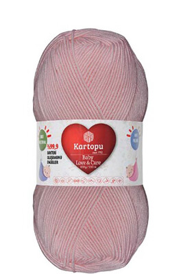 Kartopu Yarn - KARTOPU BABY LOVE&CARE YARN K699 POWDER PİNK