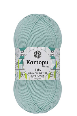 Kartopu Yarn - KARTOPU BABY NATURAL COTTON YARN K547 MINT